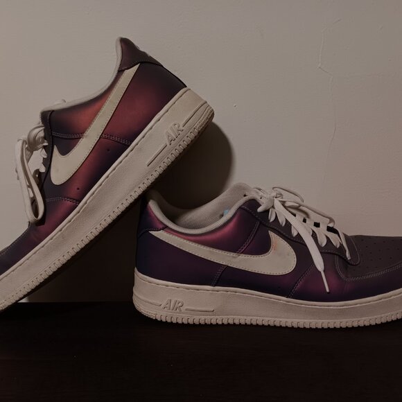 Mens AIR FORCE 1 '07 LV8 ICED LILAC Size 13 - Picture 2 of 6